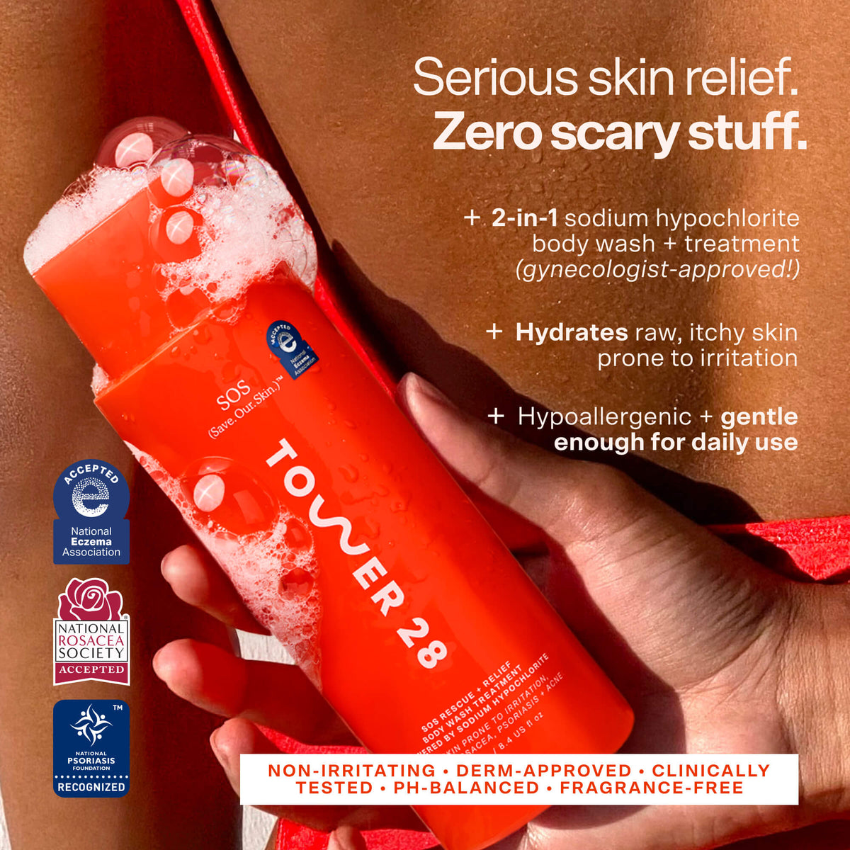 SOS Rescue + Relief Body Wash Treatment O6